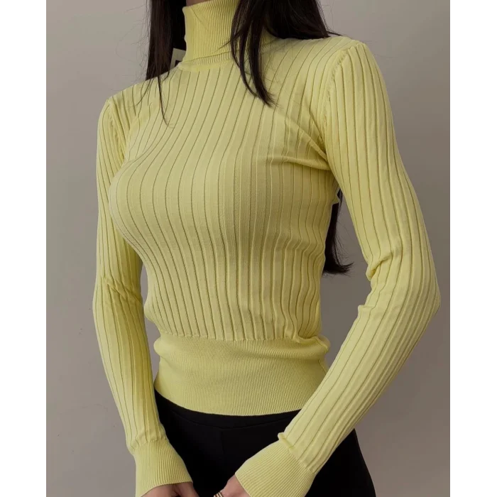 Boğazlı triko kazak