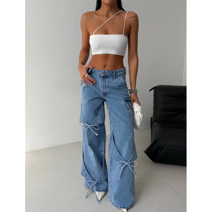 Lion wide leg jean