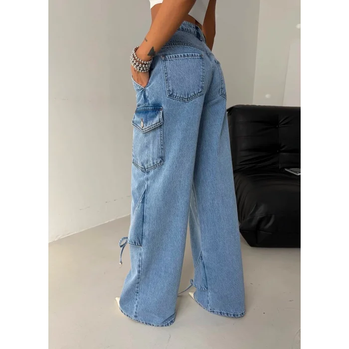 Lion wide leg jean