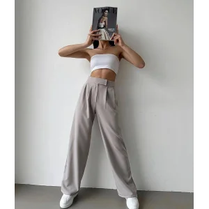 Kemer detay palazzo pantolon