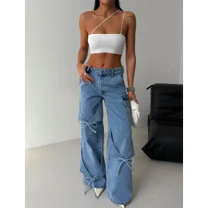 Lion wide leg jean