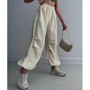 Terry cotton pantolon