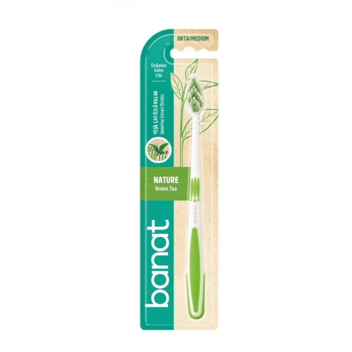 Banat Diş Fırçası Nature Green Tea Orta