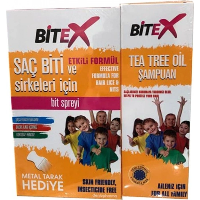 Bitex Bit Spreyi 100Ml + Şampuan 150Ml-Çelik Tarak Hediyeli