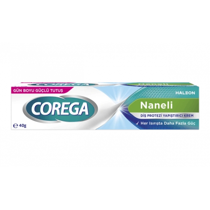 Corega Diş Protezi Yapıştırıcı Krem 40g Naneli