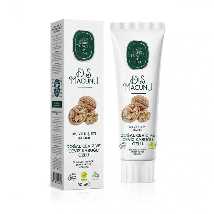Eyüp Sabri Tuncer Diş Macunu Ceviz Ve Ceviz Kabuğu Özlü 90Ml