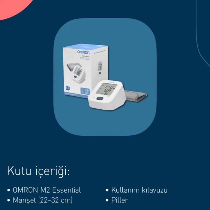 Omron M2 Essential Tansiyon Aleti (HEM-7188-E)