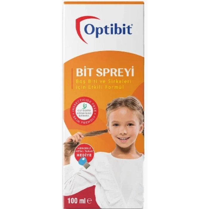Optibit Bit Spreyi 100 ml - Metal Tarak Hediyeli