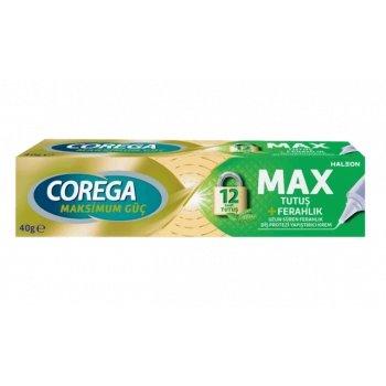Corega Max Kontrol + Ferahlık Diş Protezi Yapıştırıcı Krem 40g