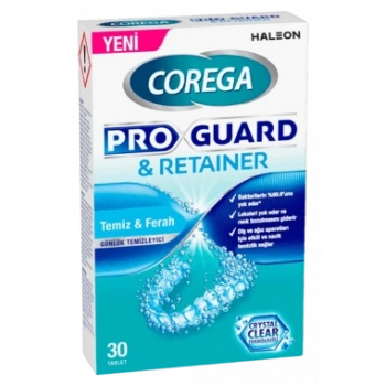 Corega ProGuard & Retainer Günlük Temizleyici Tablet