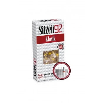Süzen92 Sigara Ağızlığı Filtresi Klasik 144lü Kutu