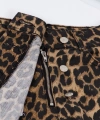 La’ciel Paris Leopar Şort etek
