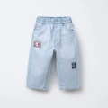 La’ciel Paris Yamalı Geniş Paça Jeans