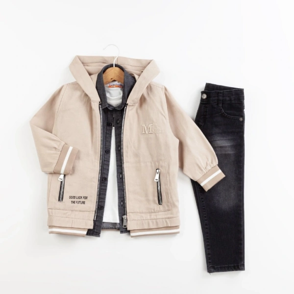 Erkek Çeketli 4 Lü Takım