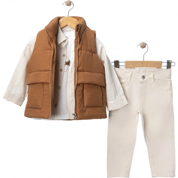 Erkek Yelekli 4 Lü Takım