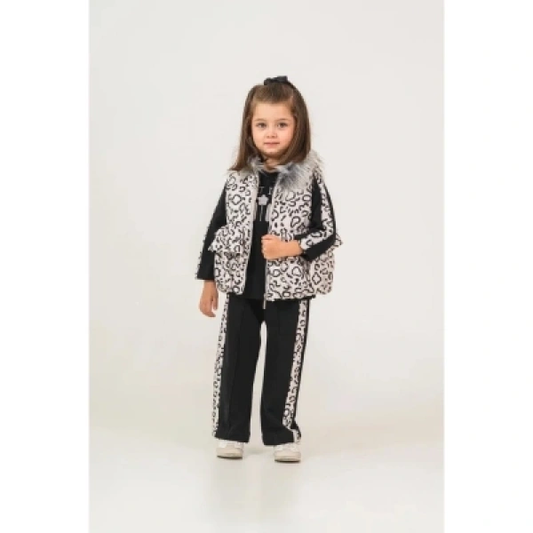 Kız Yelekli 3 Lü Takım