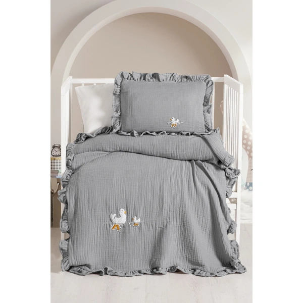 KANZ UNISEX 4 KAT HANDMADE MÜSLİN PİKE SETİ