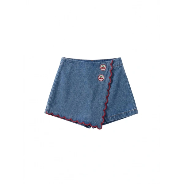 La’ciel Paris Cherry Şort Etek