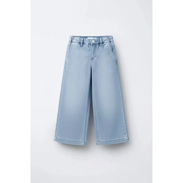 LACİEL PARİS Mavi Wide Leg Jeans