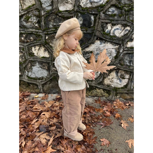 La’ciel Paris Denim Kadife Çeketli 2 Li Takım