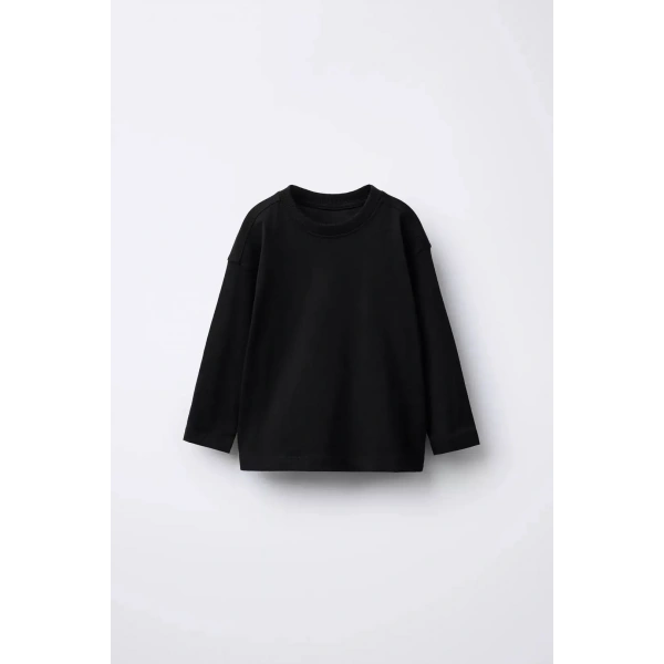 LACİEL PARİS Beyaz Uzun Kol Basic Tshirt