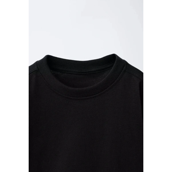 LACİEL PARİS Beyaz Uzun Kol Basic Tshirt