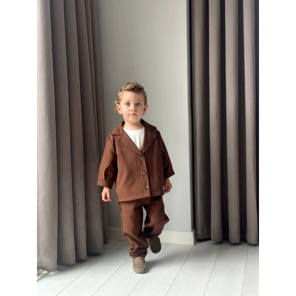 DOKUMA 2’Lİ TAKIM - PAMUKLU KETEN KUMAŞ