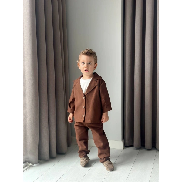 DOKUMA 2’Lİ TAKIM - PAMUKLU KETEN KUMAŞ