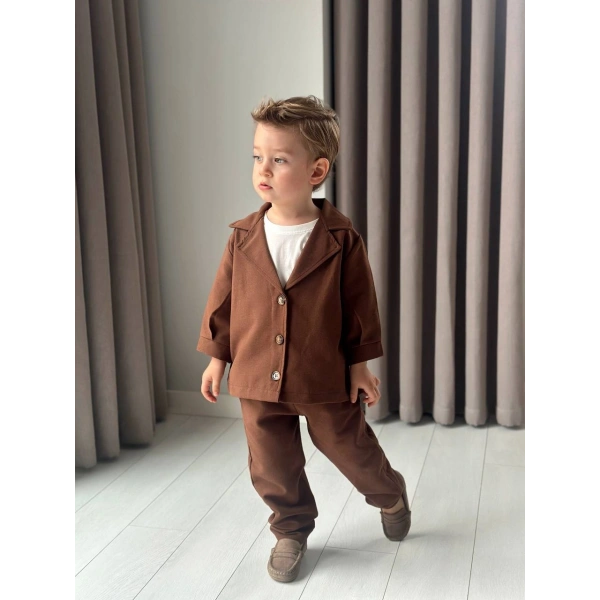 DOKUMA 2’Lİ TAKIM - PAMUKLU KETEN KUMAŞ