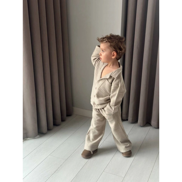 DOKUMA 2’Lİ TAKIM - PAMUKLU KETEN KUMAŞ