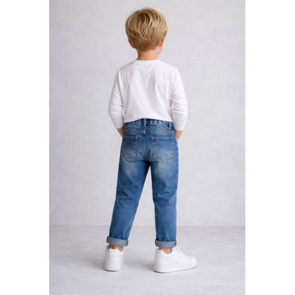 JEAN DENIM AYARLANABİLİR BEL LASTİKLİ