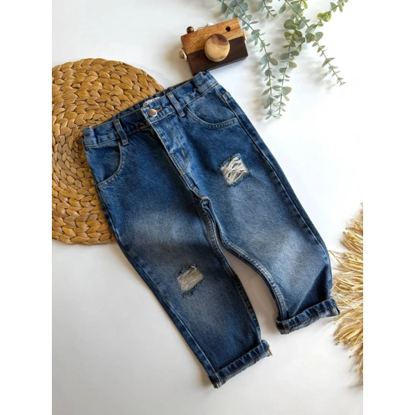 JEAN DENIM AYARLANABİLİR BEL LASTİKLİ