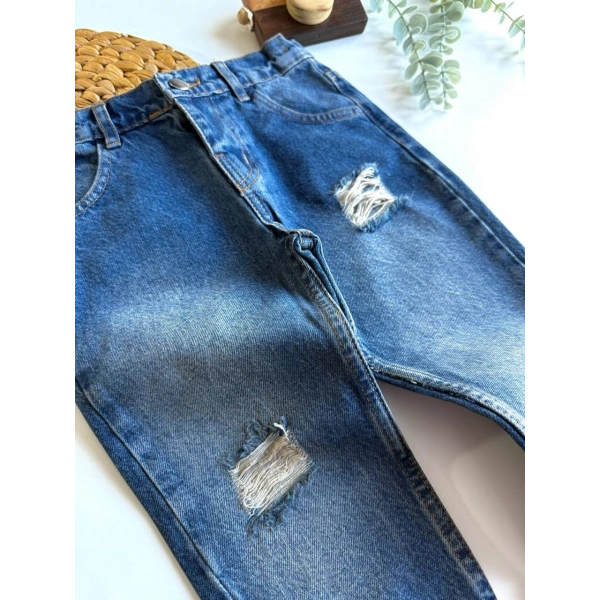 JEAN DENIM AYARLANABİLİR BEL LASTİKLİ