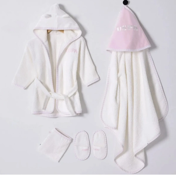 U.S. POLO ASSN. BORNOZ SET