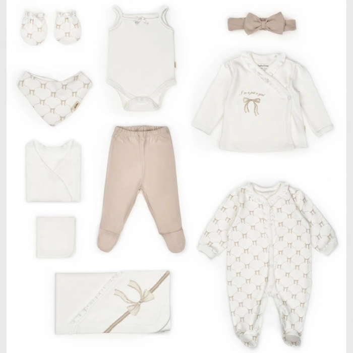 BabyCosy Kız 10 Lu Hastane Çıkış Set