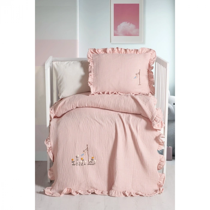 KANZ UNISEX 4 KAT HANDMADE MÜSLİN PİKE SETİ