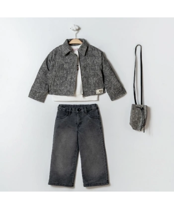 Çantalı Kot Takım