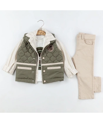 Erkek Yelekli 4 Lü Takım