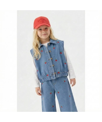 La’ciel Paris Cherry Nakışlı Denim 2 Li Set