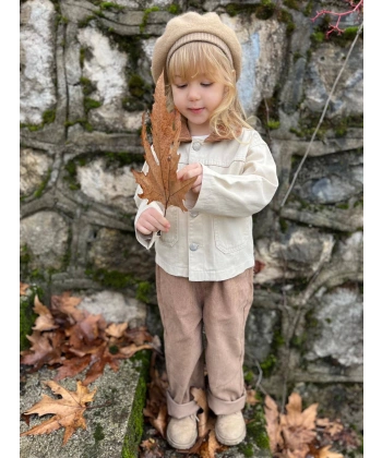 La’ciel Paris Denim Kadife Çeketli 2 Li Takım