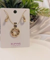 14 K Kaplama Kolye Küpe Seti - Xuping Jewelry