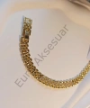 14 K Vip Bileklik Hasır Model