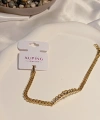 Kalp Detaylı 14 K Kaplama Xuping Jewelry Bileklik 17-19 cm