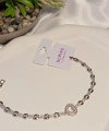 Gümüş Renk Kalp Detaylı Xuping Jewelry Bileklik