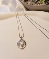 Xuping Jewelry Gümüş Renk Hayat Ağacı Kolye - 45 cm