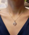 Xuping Jewelry Gümüş Renk Hayat Ağacı Kolye - 45 cm