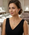 14 K Kaplama Kolye Küpe Seti - Xuping Jewelry