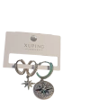 Zirkon Taşlı Silver Xuping Jewelry Üçlü Küpe