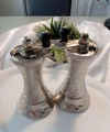 Otantik Zamak Tuz, Karabiber ve Baharat Değirmeni (11 cm)