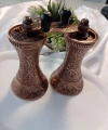 Otantik Zamak Tuz, Karabiber ve Baharat Değirmeni (11 cm)